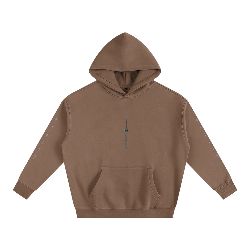 CN Tower Oversize Fleeced Hoodie
