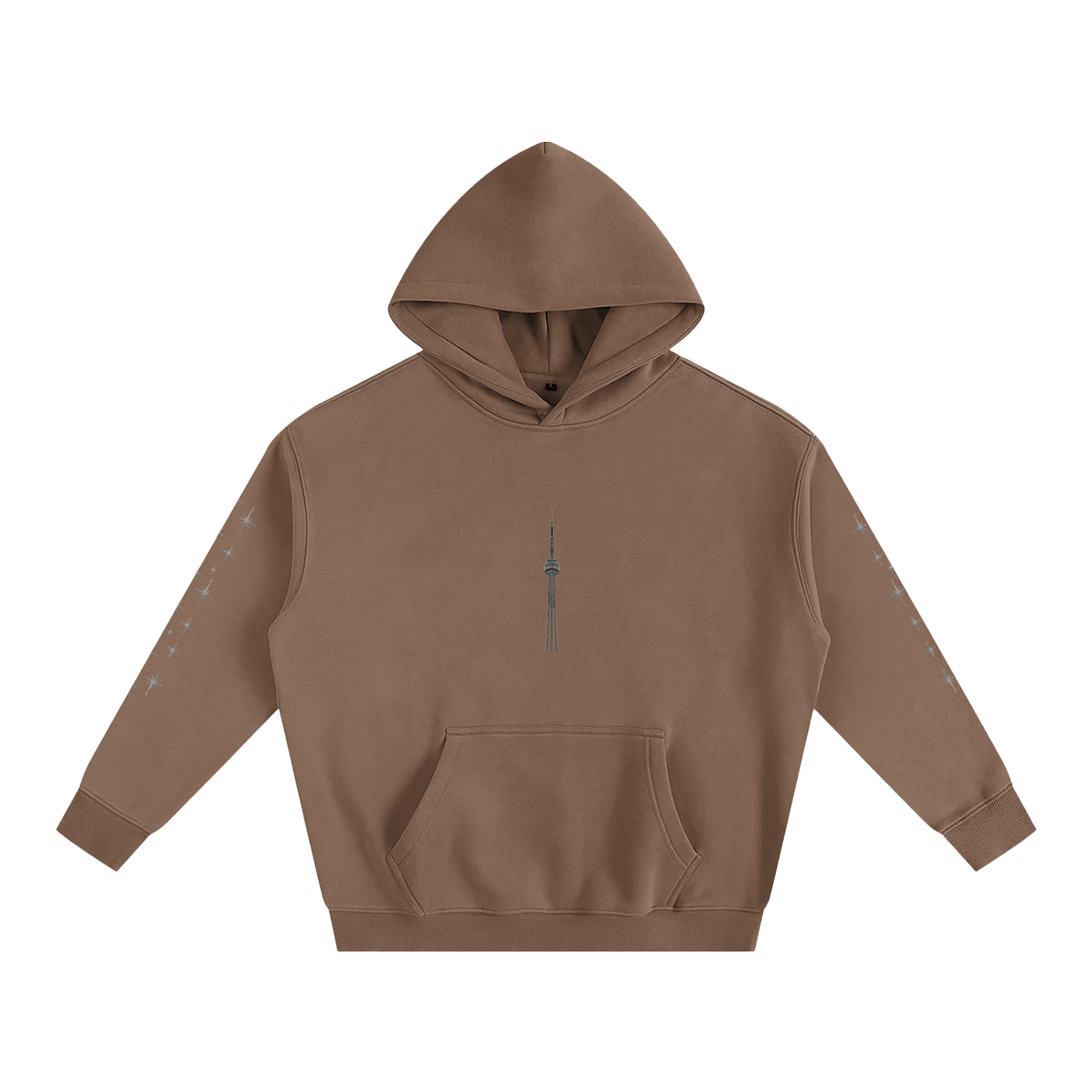 CN Tower Oversize Fleeced Hoodie