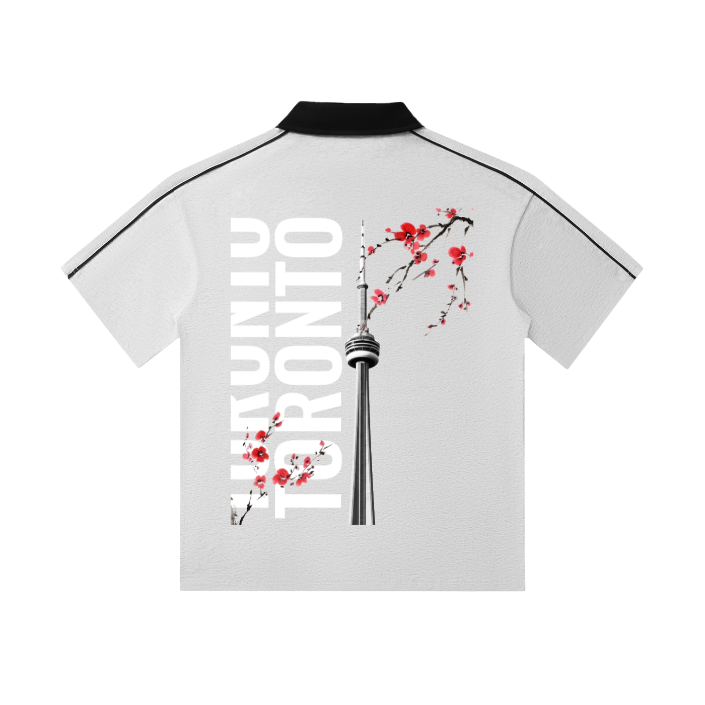 TOR Collar Short-Sleeve Polo Shirt