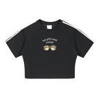 Taped Cooling Performance Crop Top