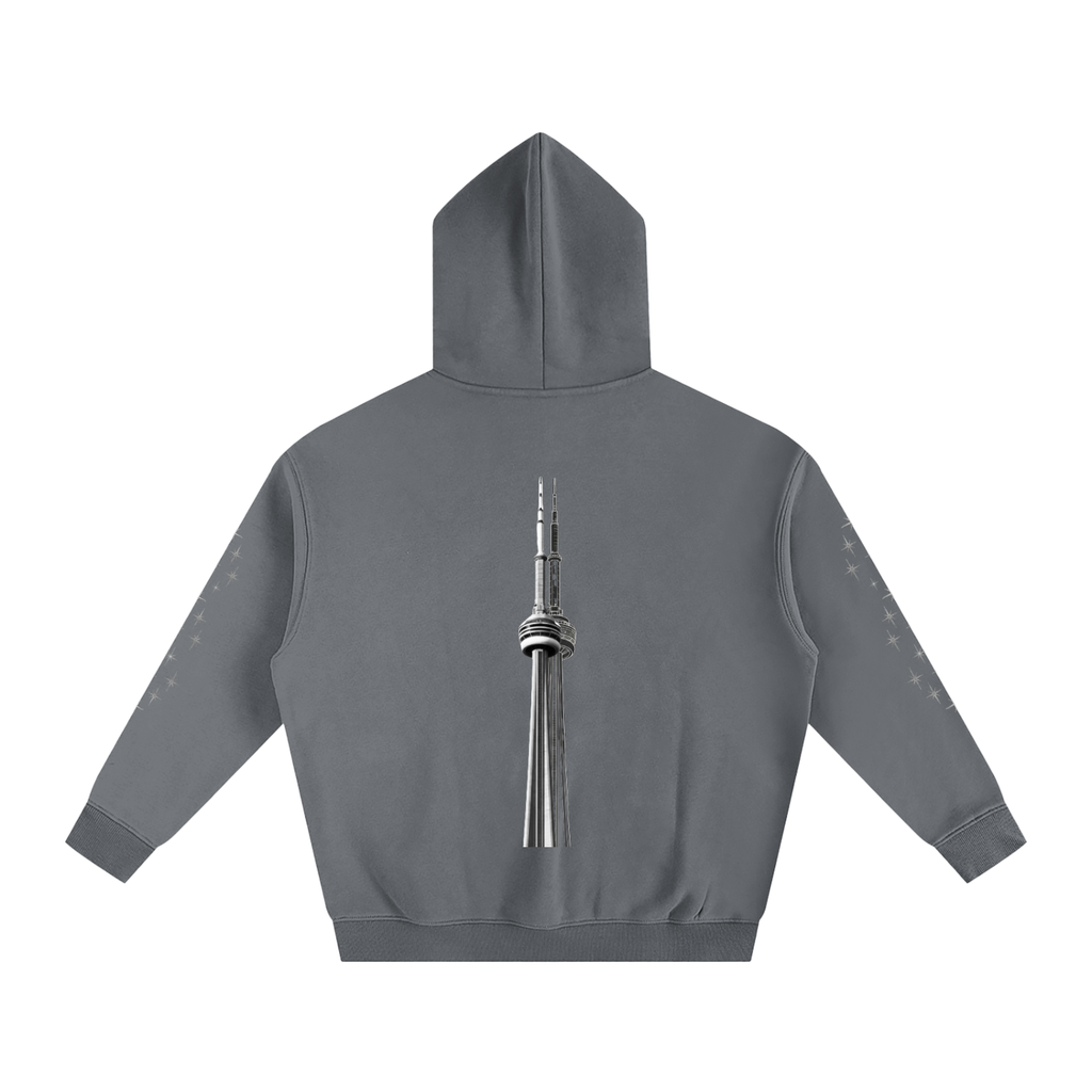 CN Tower Oversize Fleeced Hoodie