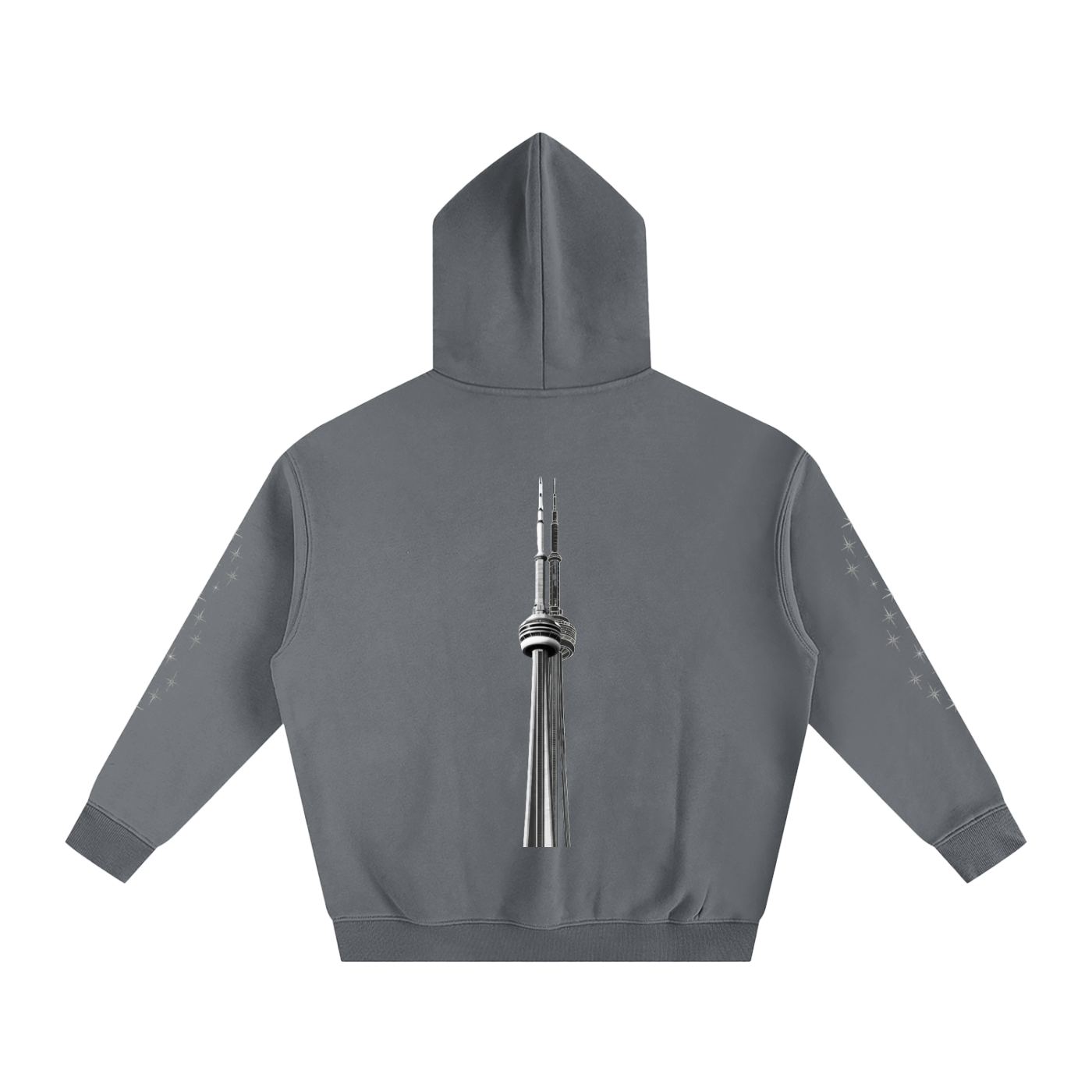 CN Tower Oversize Fleeced Hoodie