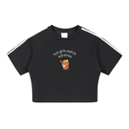 Taped Cooling Performance Crop Top