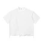 TOR Snow Wash Raw-Hem Boxy T-shirt