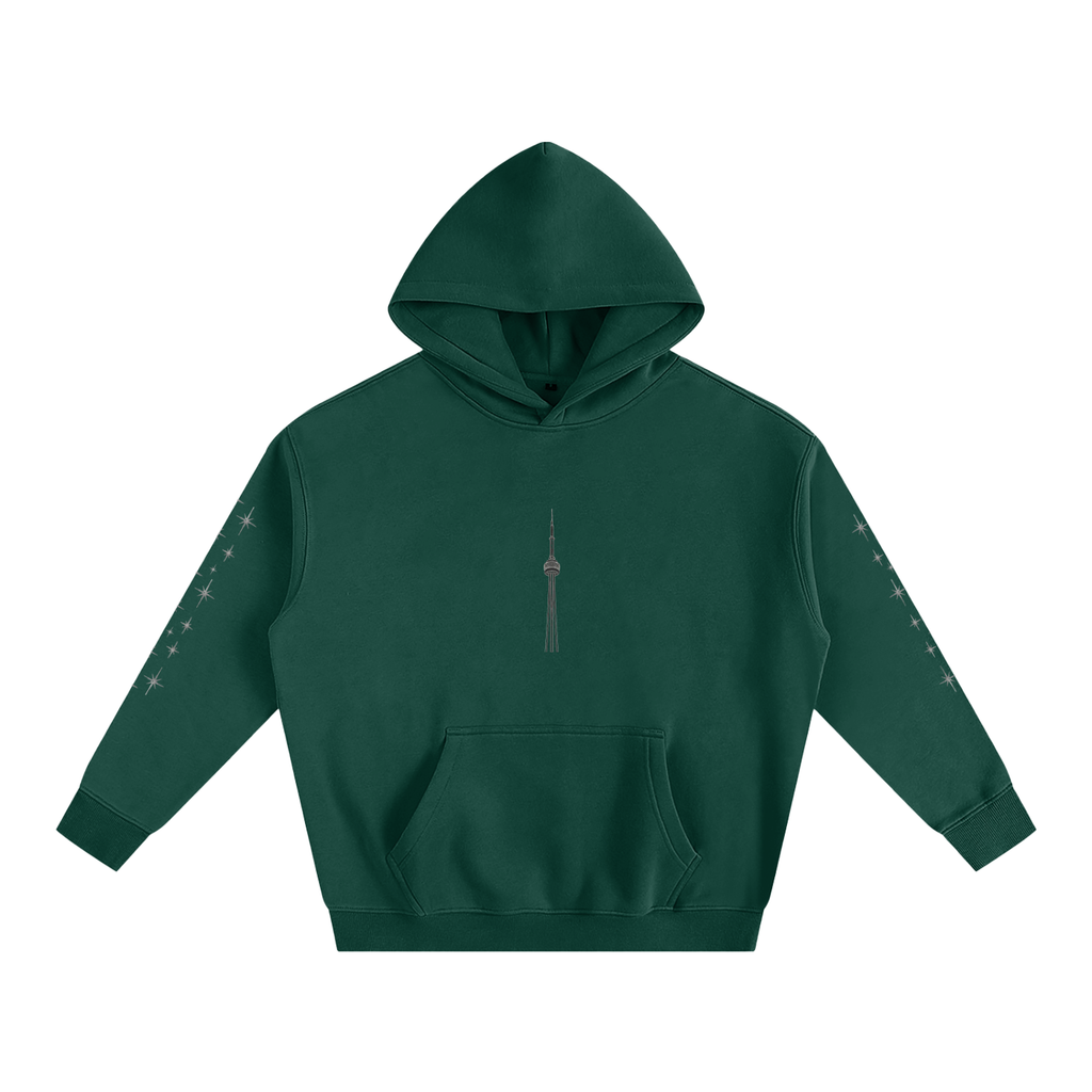 CN Tower Oversize Fleeced Hoodie