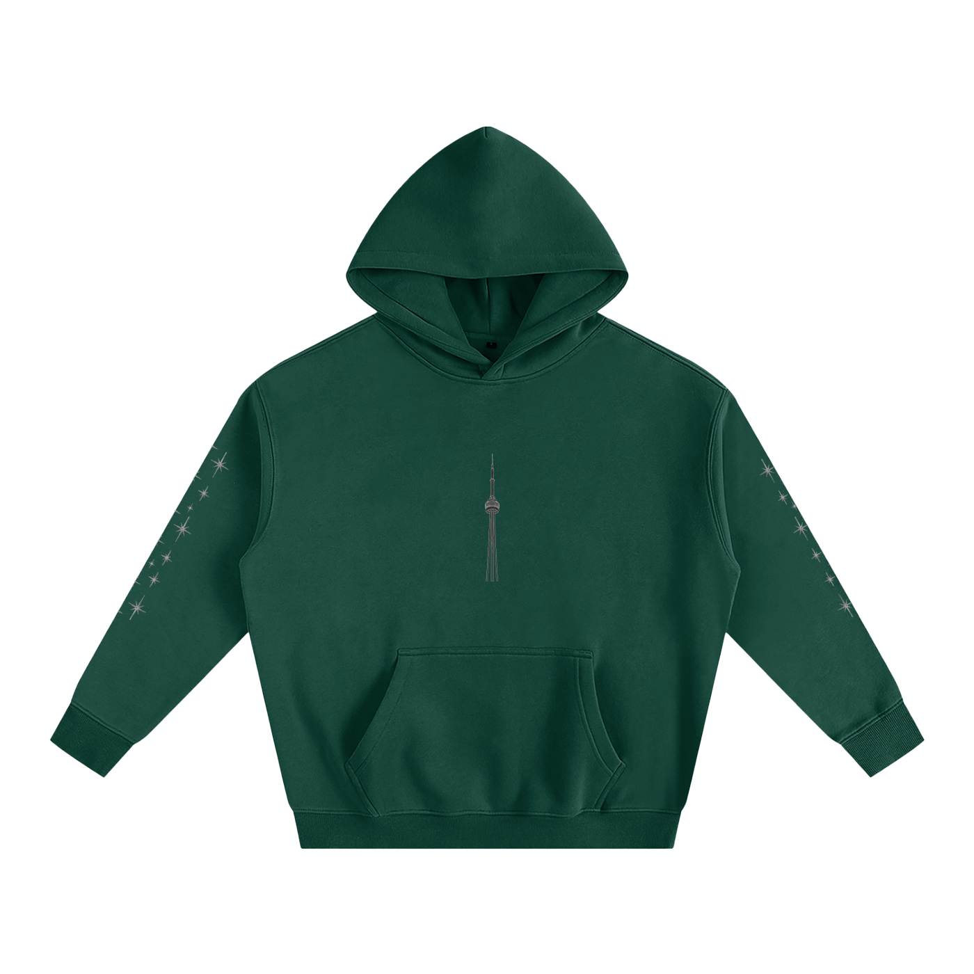 CN Tower Oversize Fleeced Hoodie