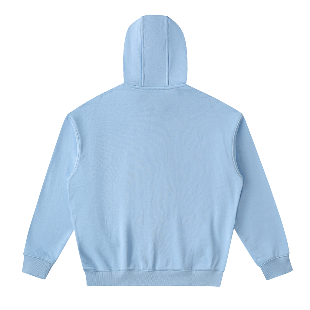 Drop-Shoulder Zip Up Hoodie FD