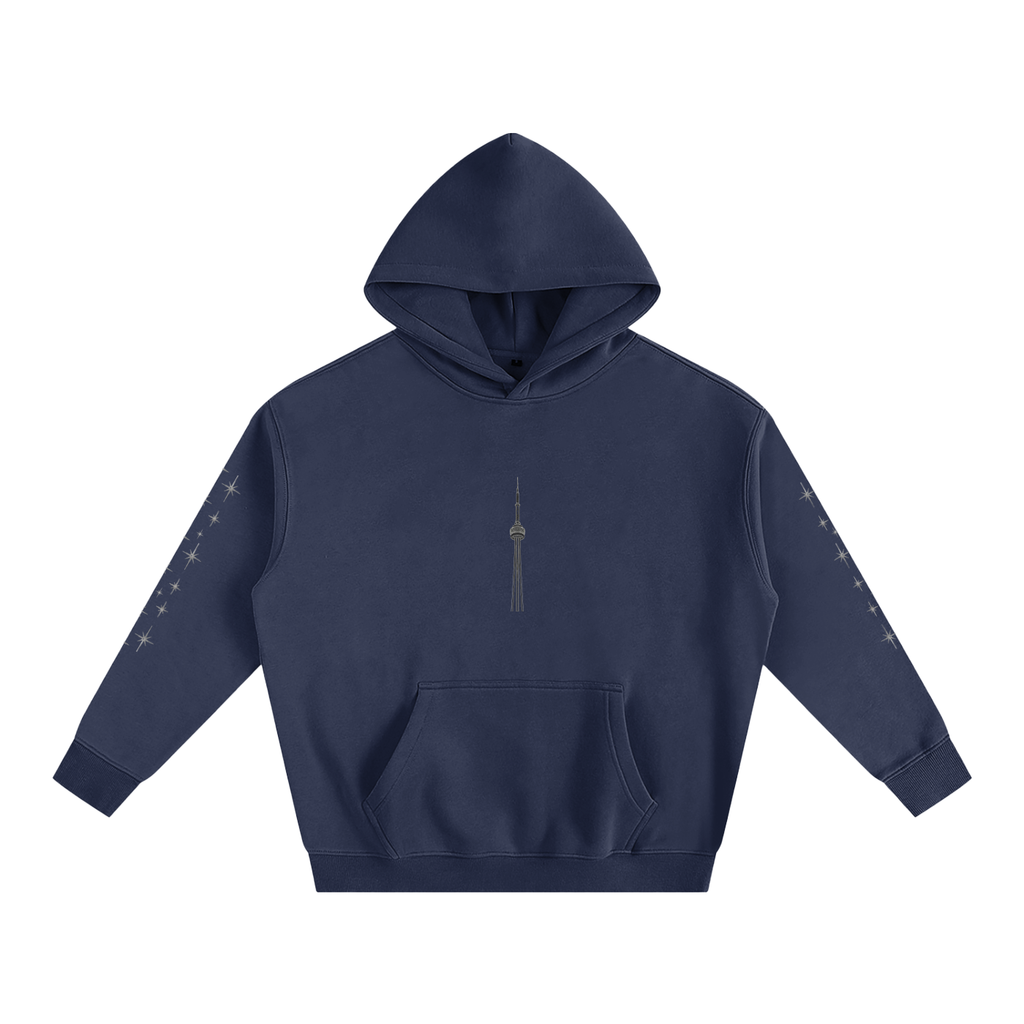 CN Tower Oversize Fleeced Hoodie