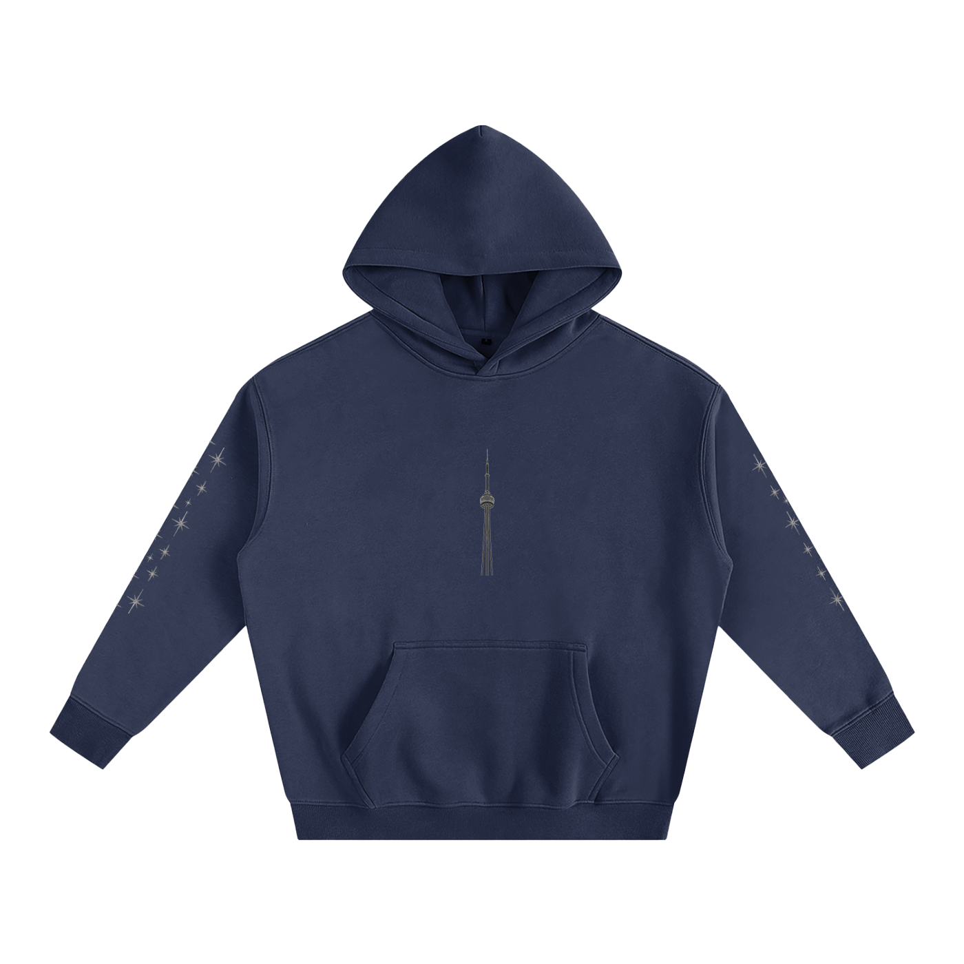 CN Tower Oversize Fleeced Hoodie