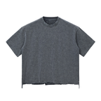TOR Snow Wash Raw-Hem Boxy T-shirt