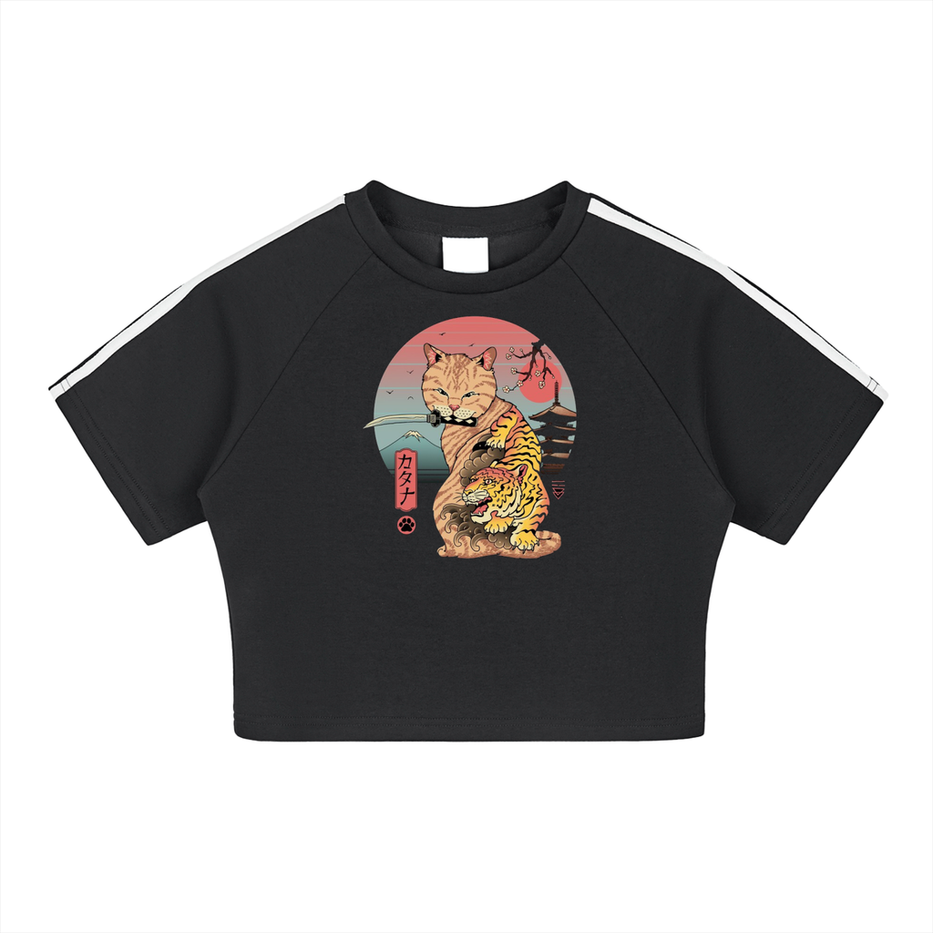 Taped Cooling Performance Crop Top