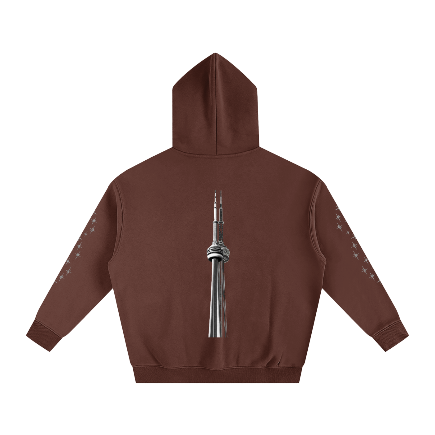 CN Tower Oversize Fleeced Hoodie