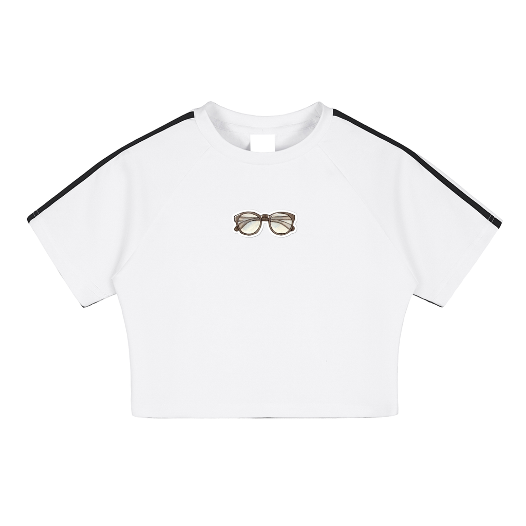 Taped Cooling Performance Crop Top