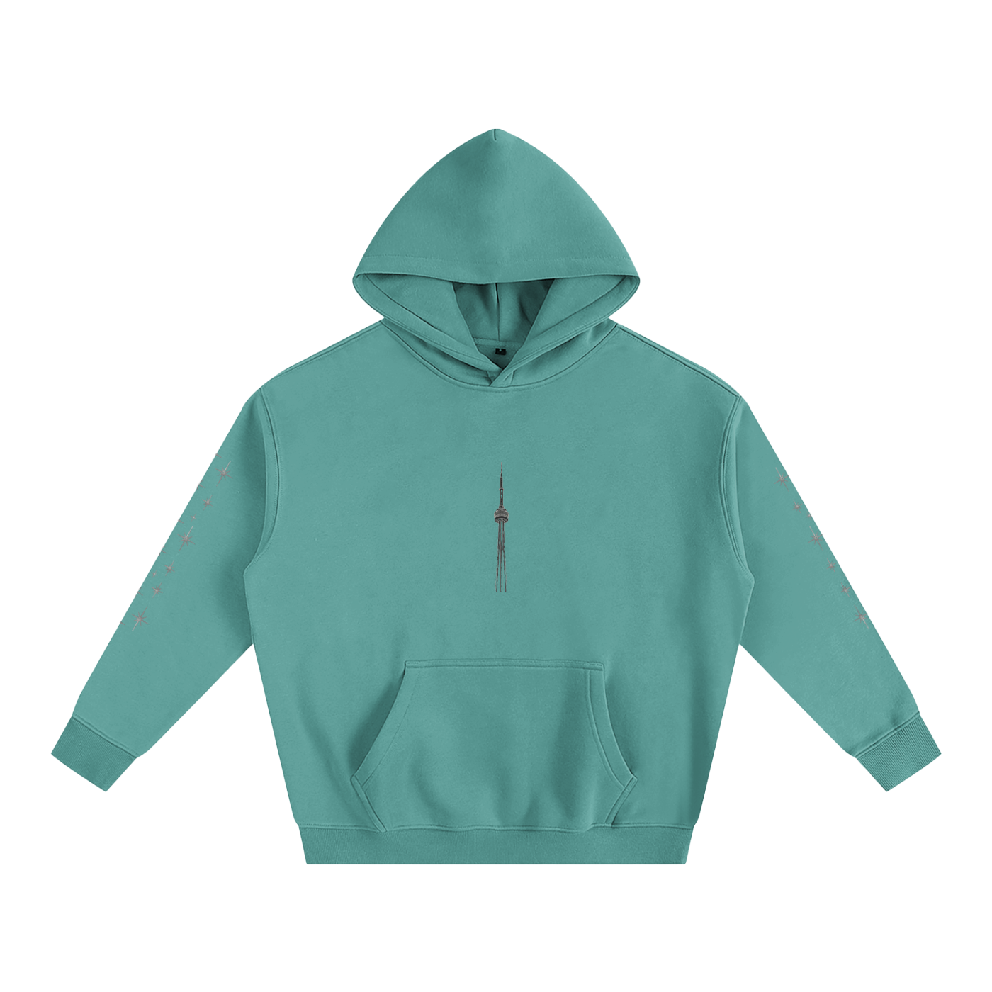 CN Tower Oversize Fleeced Hoodie