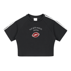 Taped Cooling Performance Crop Top