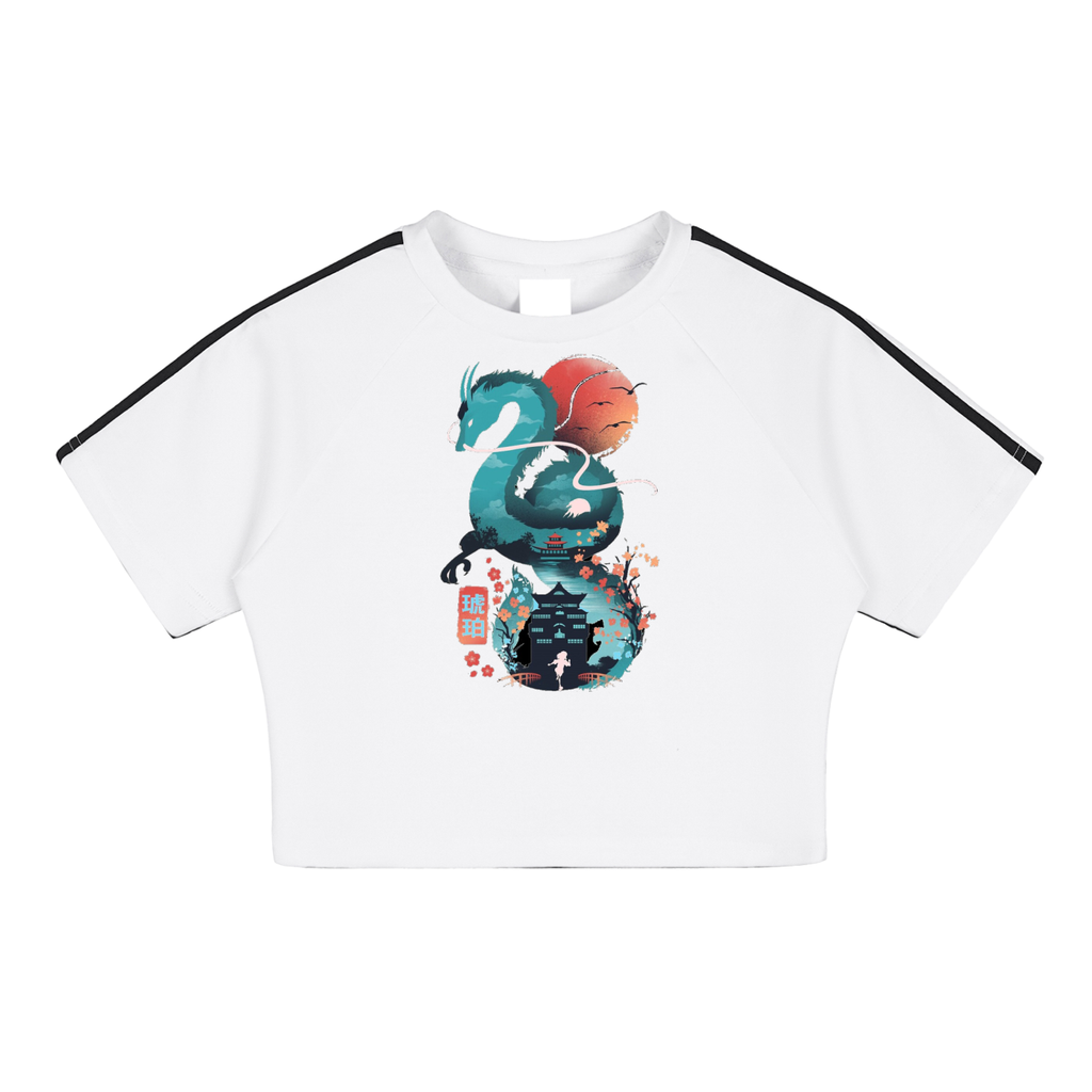 Taped Cooling Performance Crop Top