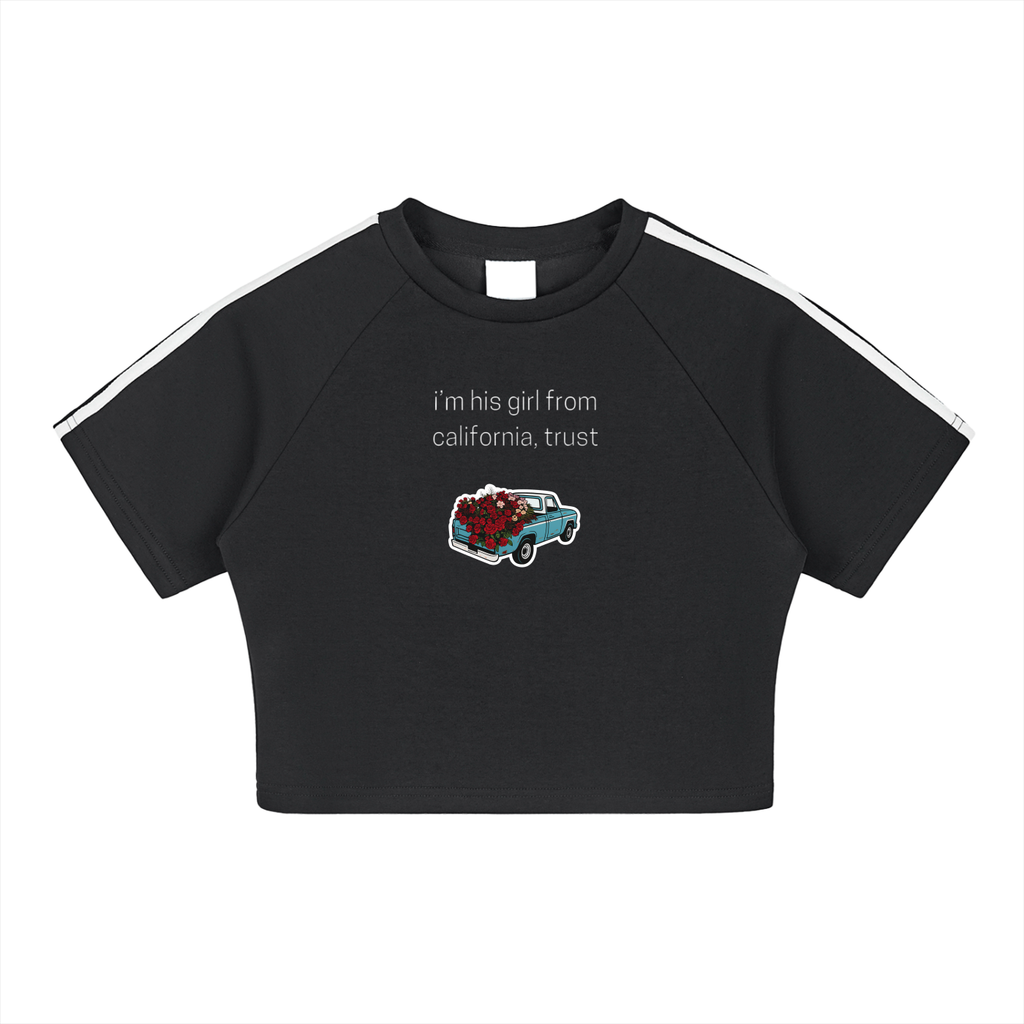 Taped Cooling Performance Crop Top